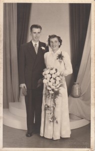 Weegen, Jacobus van der & Truus van Soldt (trouwfoto 1953)