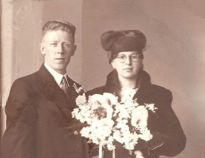 Weegen, Wilhelmus van der 26.02.1907 & Elisabeth van Eekelen (trouwfoto)