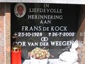 Kock, Franciscus de 23.10.1928 (Steenbergen, RK begraafplaats)