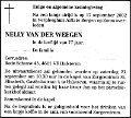 Weegen, Petronella C.M. (Nelly) van der 15.02.1925